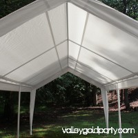 King Canopy Titan 10 x 20 ft. Canopy Replacement Cover - White   